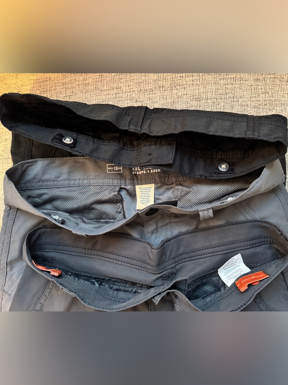 3 pairs boy’s Performance Cargo Shorts - Picture 3 of 5